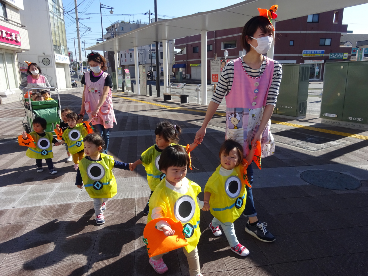 ほし・にじ組さん ハロウィン散歩